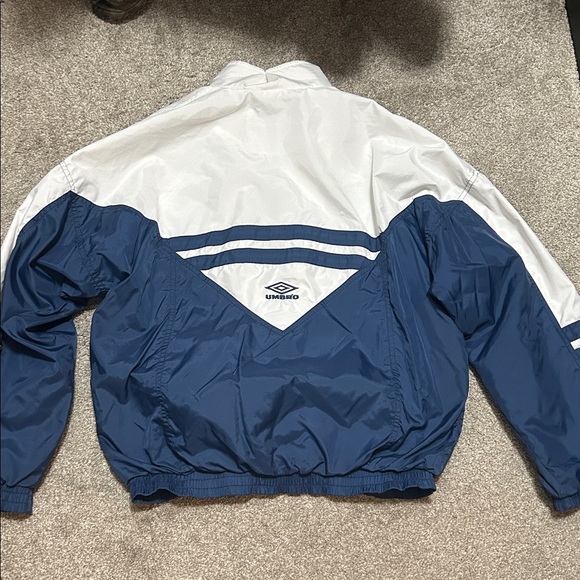 Vintage Umbro Blue White Track Jacket - Picture 4 of 4